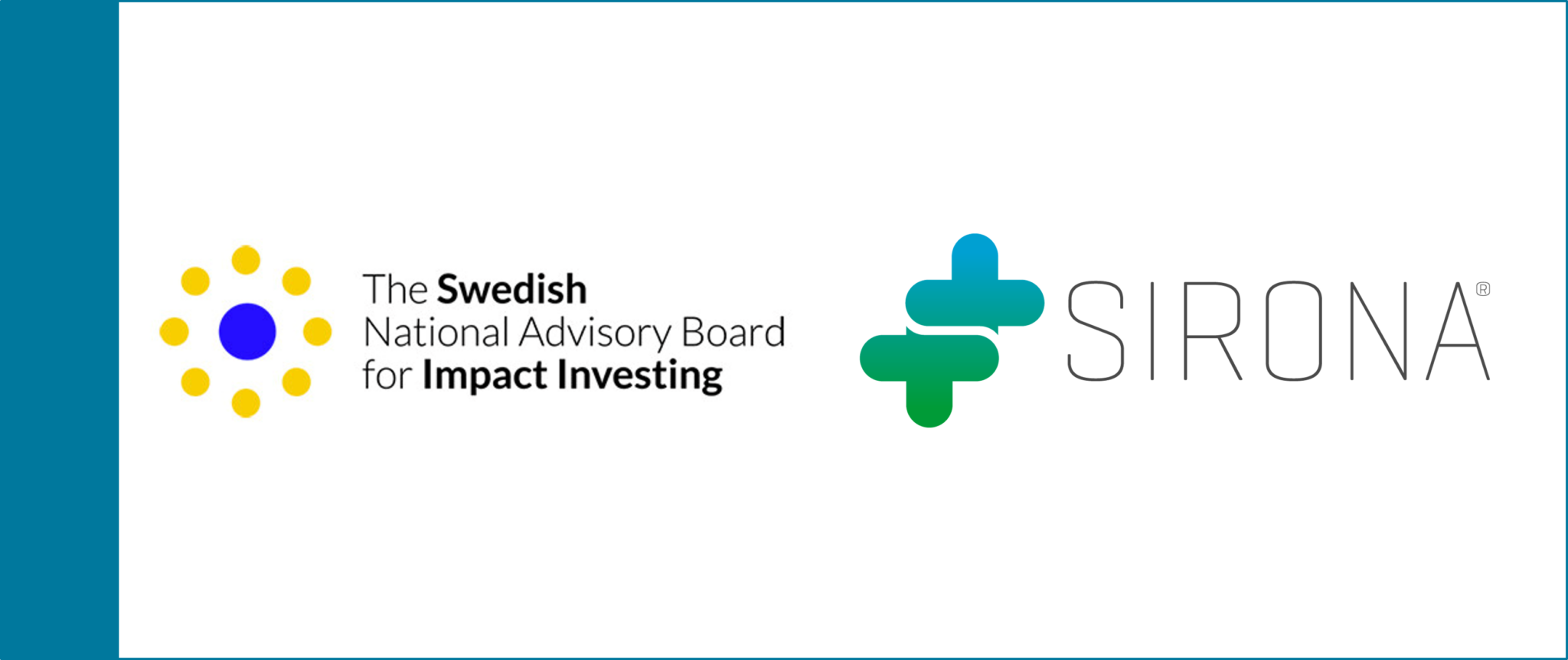 Sirona är nu medlemmar i Swedish National Advisory Board for Impact Investing!